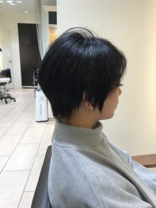 また、ビシッと切ってみた