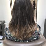 タングルティーザーで時短グラデーションカラー