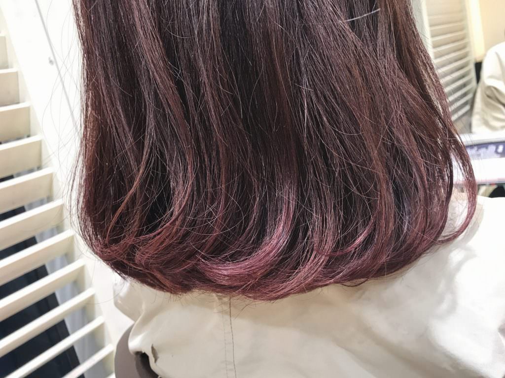 ちょいグラデーションでさりげないおしゃれを