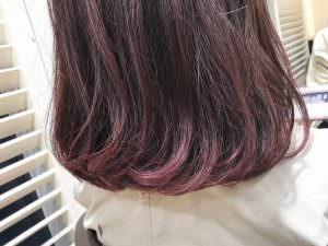 ちょいグラデーションでさりげないおしゃれを