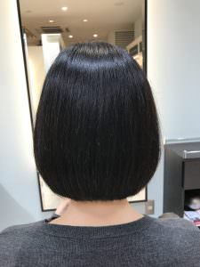 【お客様スタイル】ブロックカット（ドライカット）で簡単にキマるボブスタイル