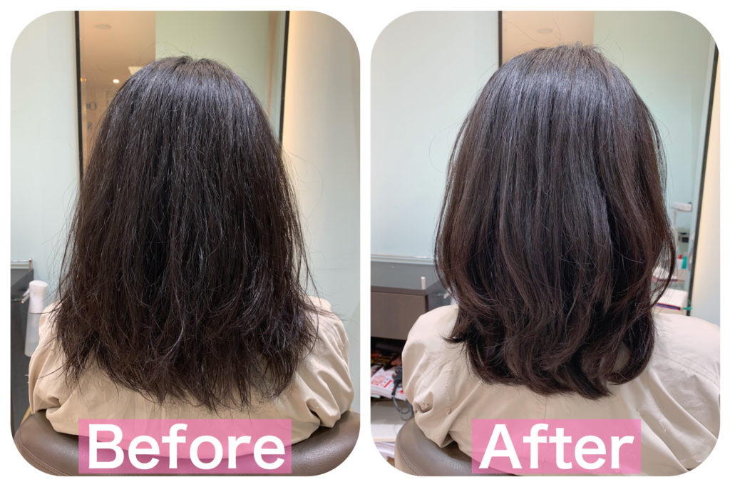 【クセで広がってまとまらない】そんなお悩みをドライカットで解決！