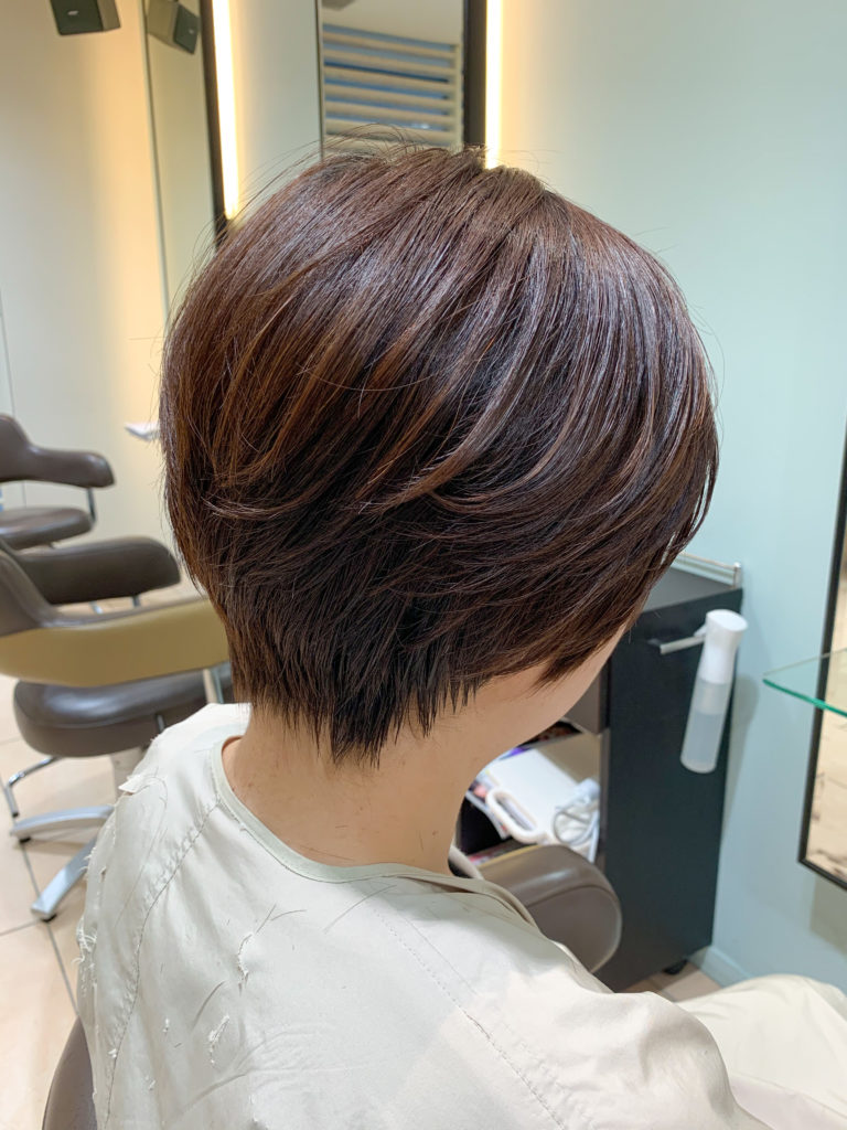 ブロックカットならではのムーブメントショート